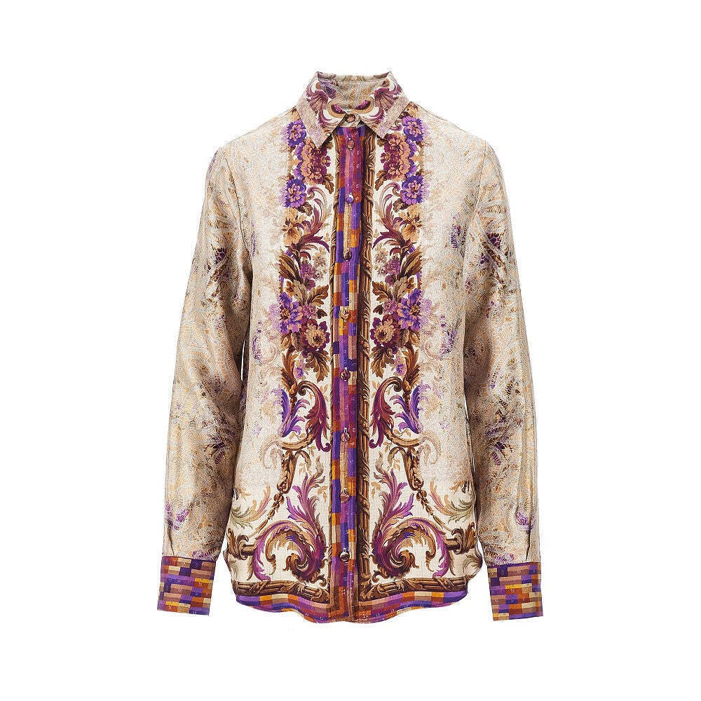 Pierre Louis Mascia Printed Silk Shirt